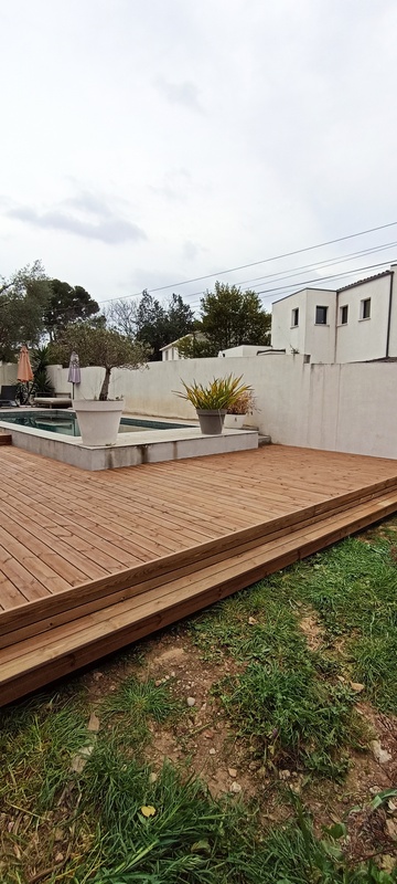 Terrasse en bois sur Castelnau-le-Lez