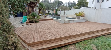 Terrasse en bois sur Castelnau-le-Lez